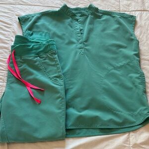 Surgical Green Scrub Set